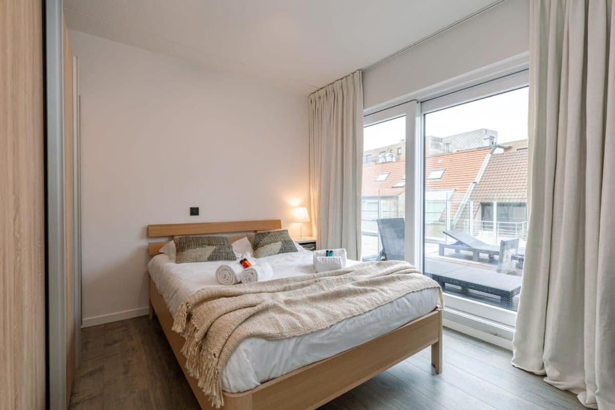 Huswell - Sunny Apartment In Knokke-Heist With Big Terrace 외부 사진