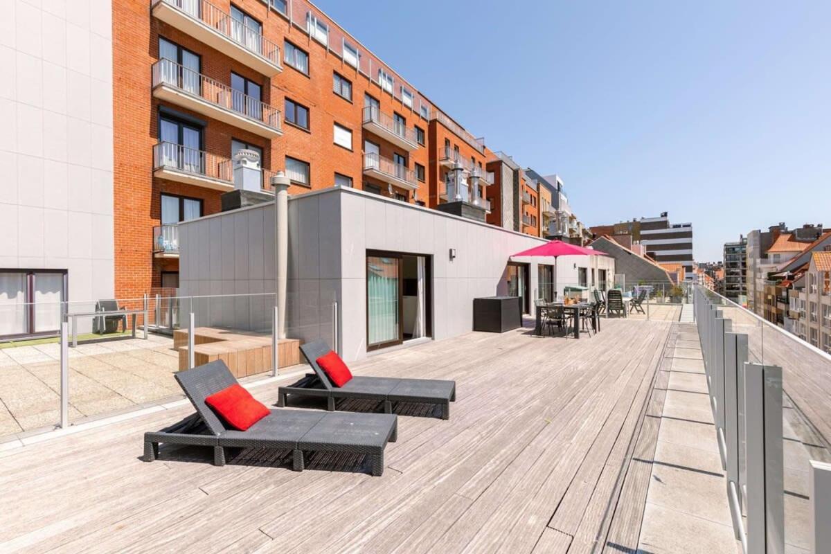 Huswell - Sunny Apartment In Knokke-Heist With Big Terrace 외부 사진