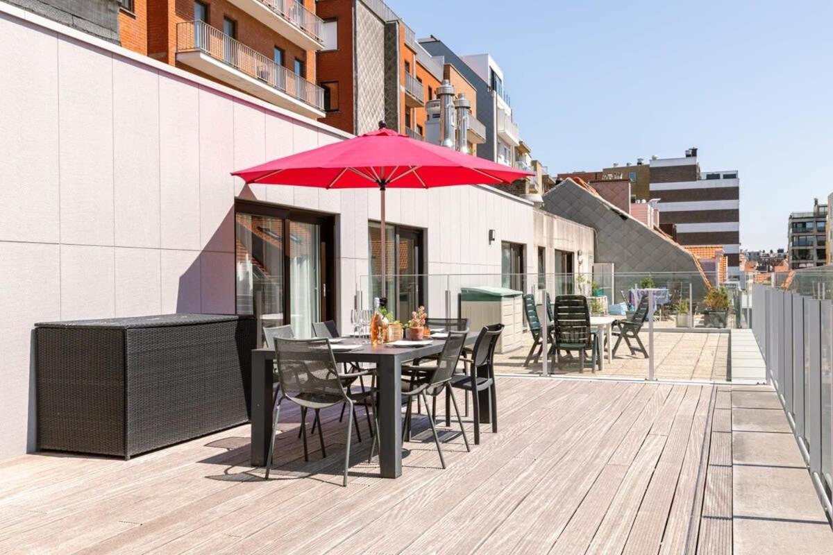 Huswell - Sunny Apartment In Knokke-Heist With Big Terrace 외부 사진